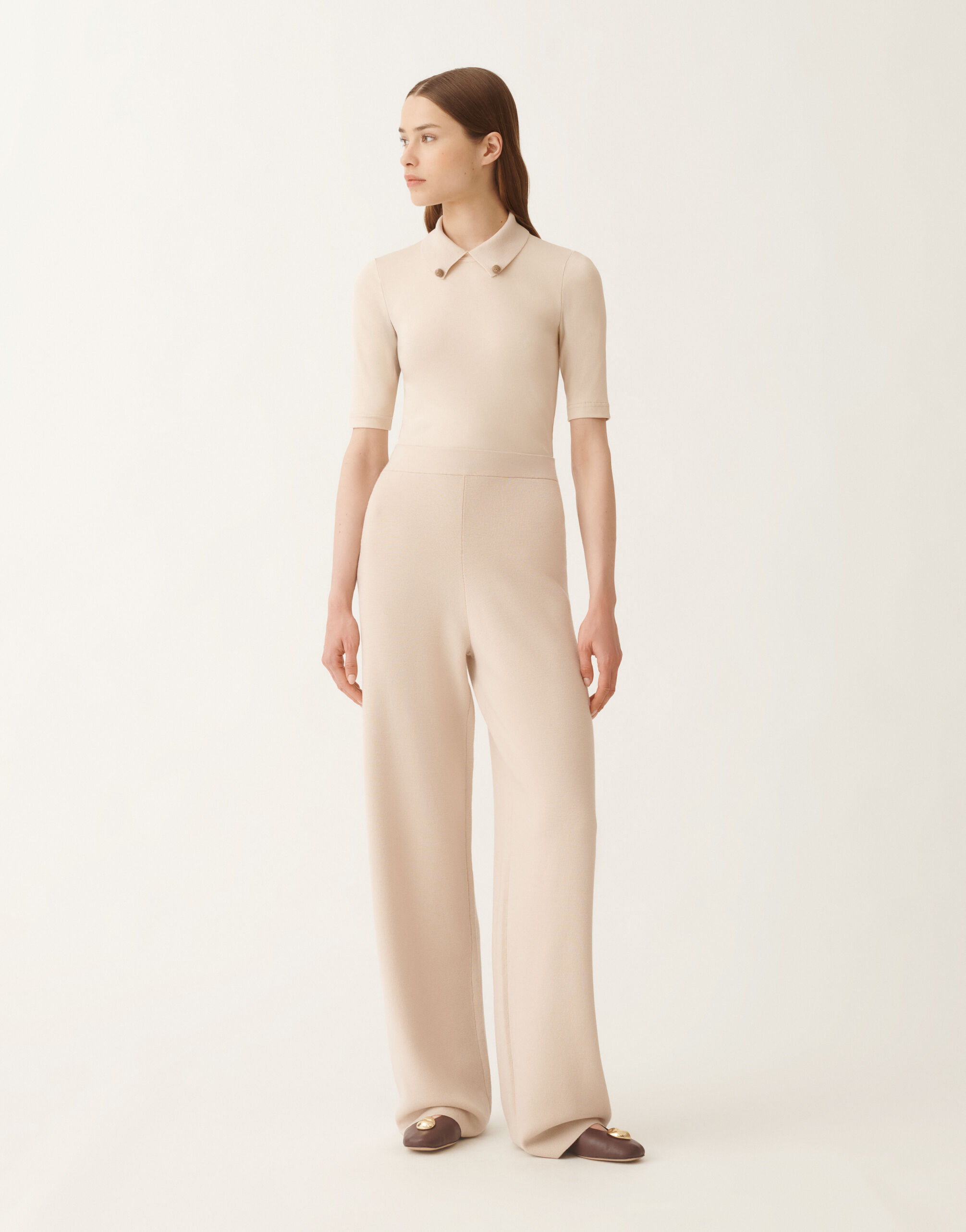 パンツ FABIANA FILIPPI Woman Pants White PAD264F274D630 0142 5-pocket denim trousers, optical white for Women | Fabiana