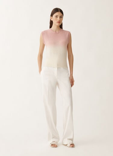 Fabiana Filippi Gradient platinum vest top, blush PINK MAD265F105L1600000