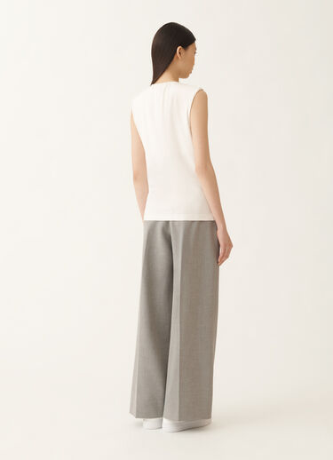 Fabiana Filippi Jersey vest top, butter WHITE JED215F377L5420000
