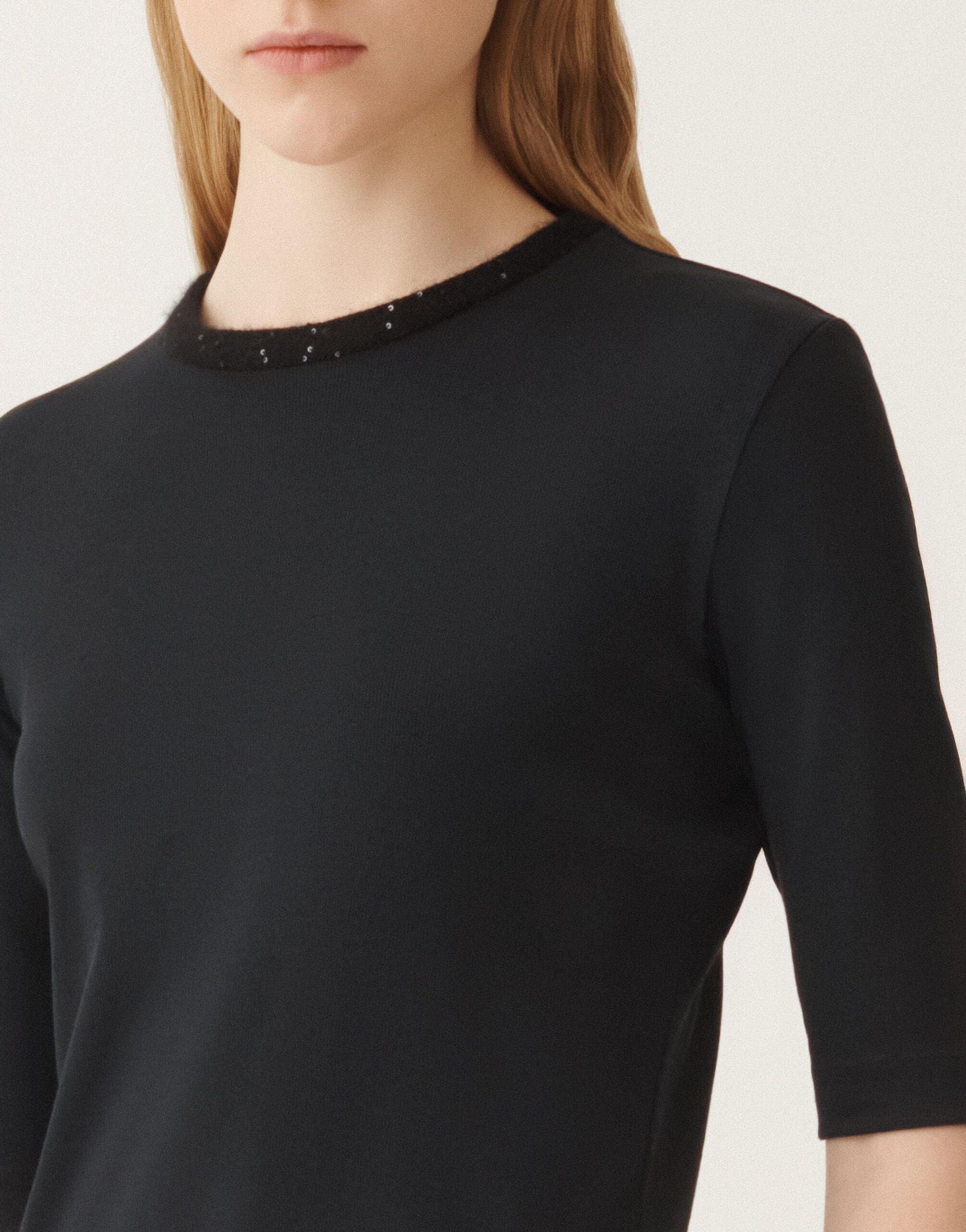 Fabiana Filippi T-shirt en jersey, bleu nuit BLEU JED215F129L5810000