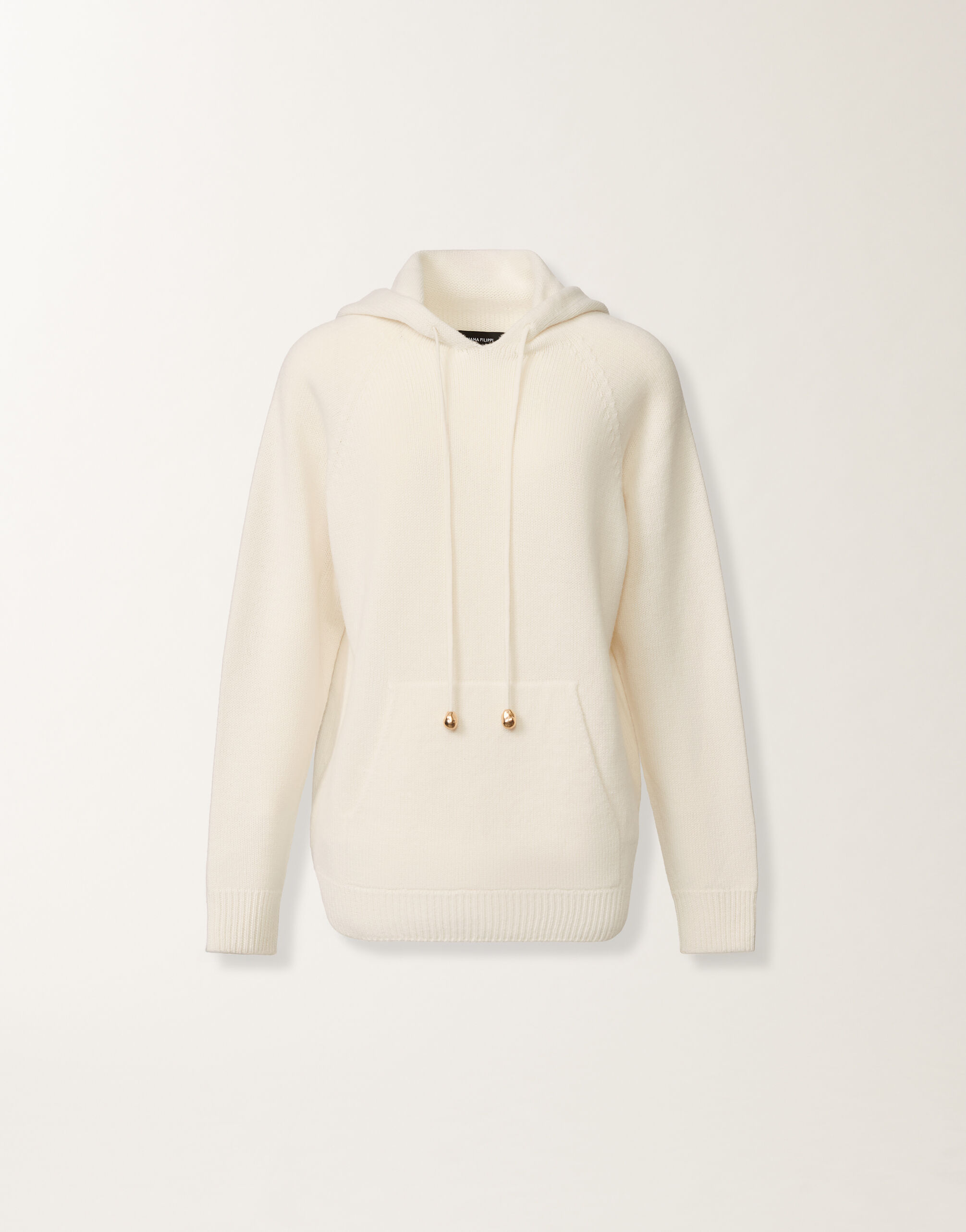 Fabiana Filippi Sweatshirt in Platinum, raffia White MAD225F464N1280000