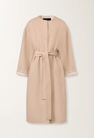 Fabiana Filippi Double wool coat, kasha Kasha CTD266F240L5080000