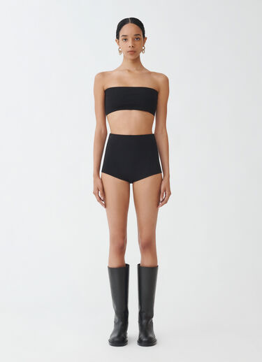 Fabiana Filippi Top aus Viskose, Schwarz Schwarz MAD264F057D6550000