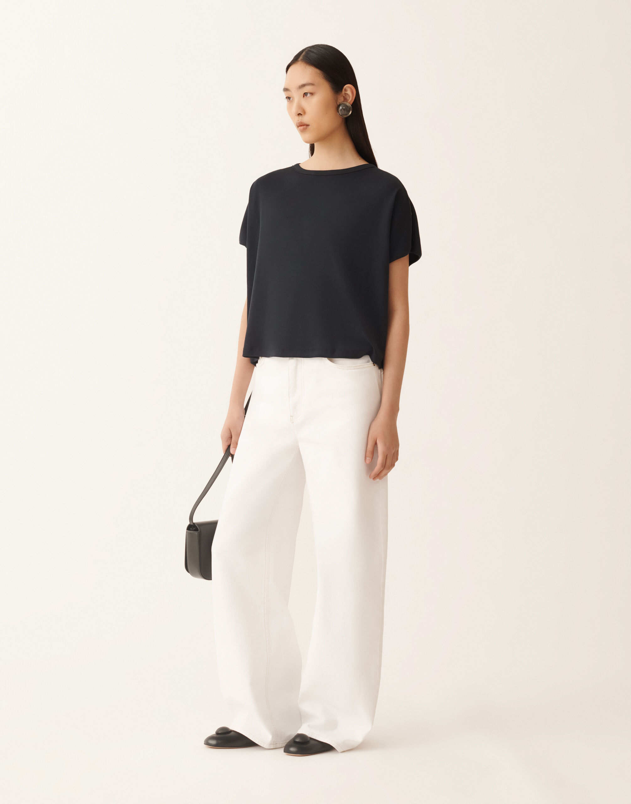 Fabiana Filippi Night blue jersey T-shirt MIDNIGHT BLUE JED276F568M2090000