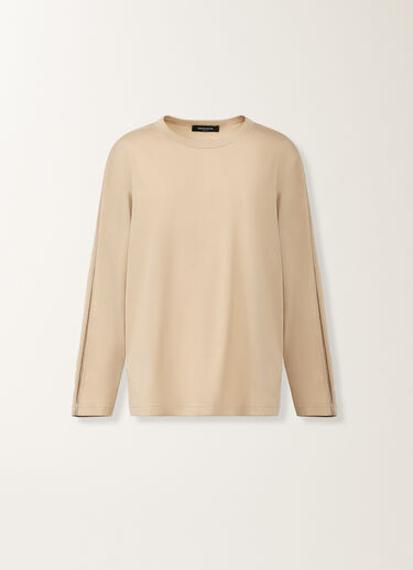 Fabiana Filippi T-Shirt aus Jersey, acero Beige JED266F142L9020000