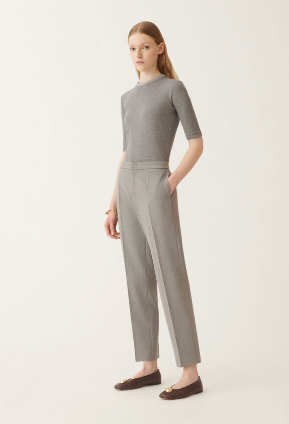Fabiana Filippi Montefalco techno tailoring trousers, rock grey GREY PAD215F326L5300000