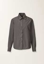 Fabiana Filippi Shirt in poplin, smoke Grey CAD215F233L5820000