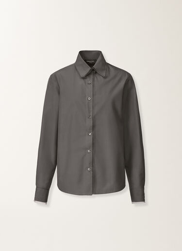 Fabiana Filippi Camisa de popelina, humo Gris CAD215F233L5820000