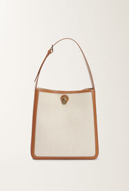 Fabiana Filippi Bolso Eclissi de lona y piel, cuero MARRÓN BGD265A857L2150000
