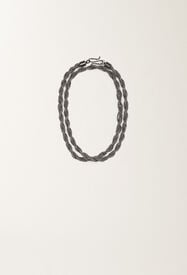 Fabiana Filippi Torchon-Halskette aus Diamantfaden, schwarz SCHWARZ BXD265A945L2690000