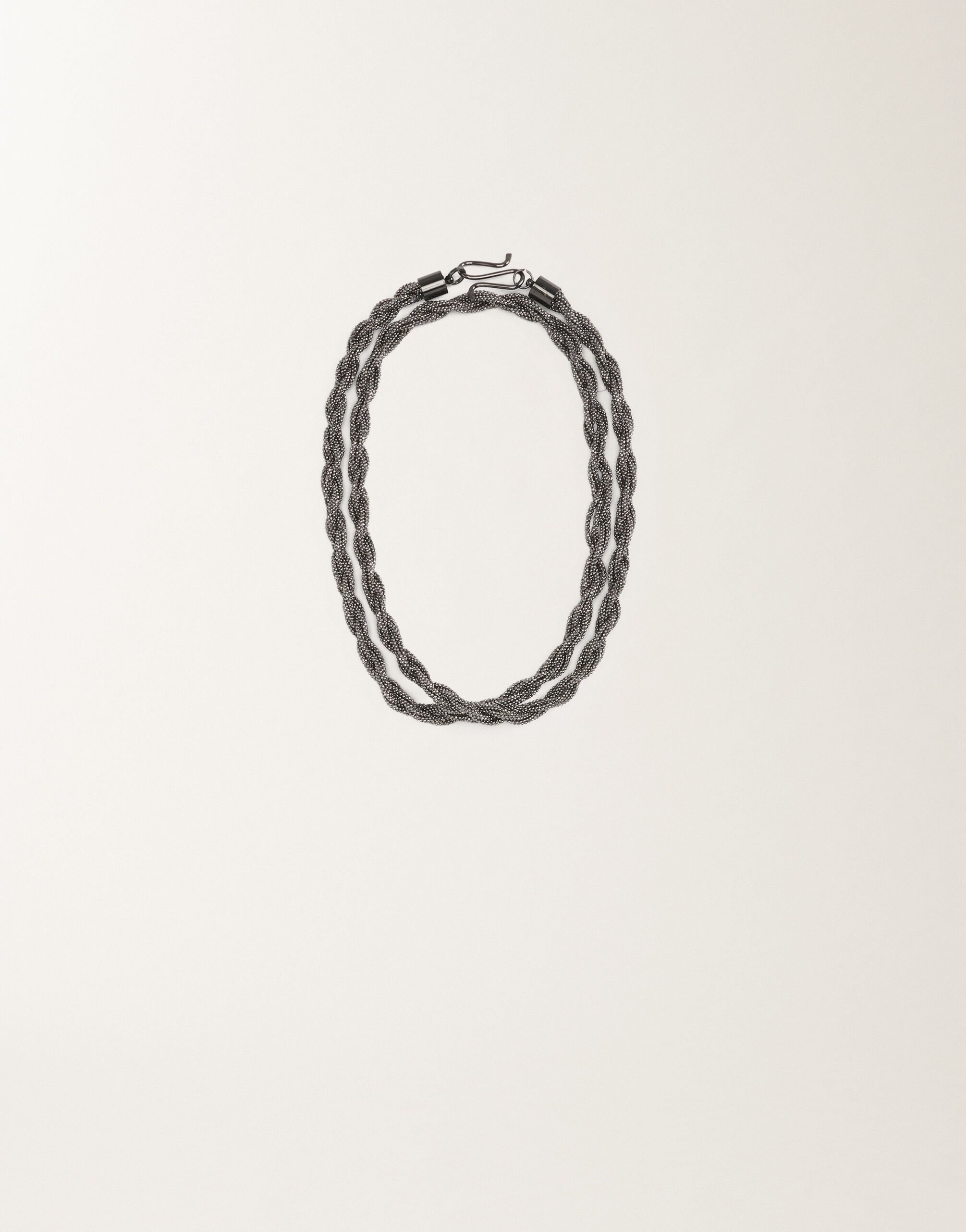 Fabiana Filippi Diamond wire torchon necklace, black BLACK BXD265A945L2690000