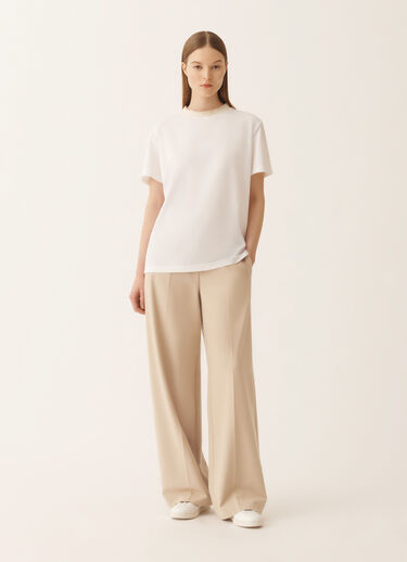 Fabiana Filippi T-Shirt aus Jersey, optisches Weiß Weiß JED266F133L9200000