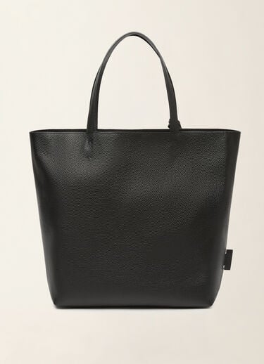 Grained leather tote bag, black Fabiana Filippi Grained leather tote bag, black Black BGD226A910M5600000