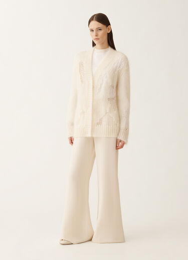 Fabiana Filippi Mohair sweater, butter White MAD225F514L6330000