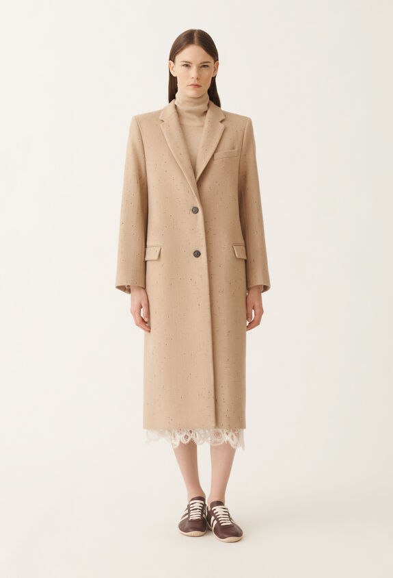 Fabiana Filippi Buttoned coat, maple BEIGE CTD215F234L5990000