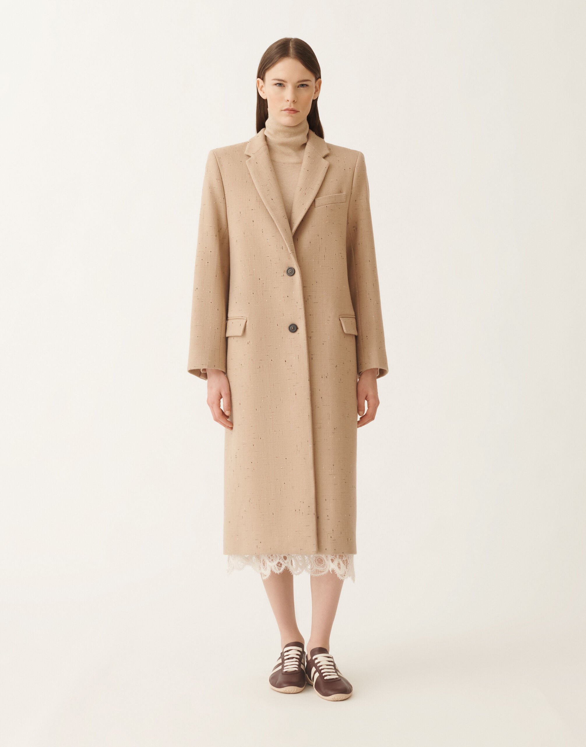 Fabiana Filippi Abrigo botonado, arce BEIGE CTD215F234L5990000