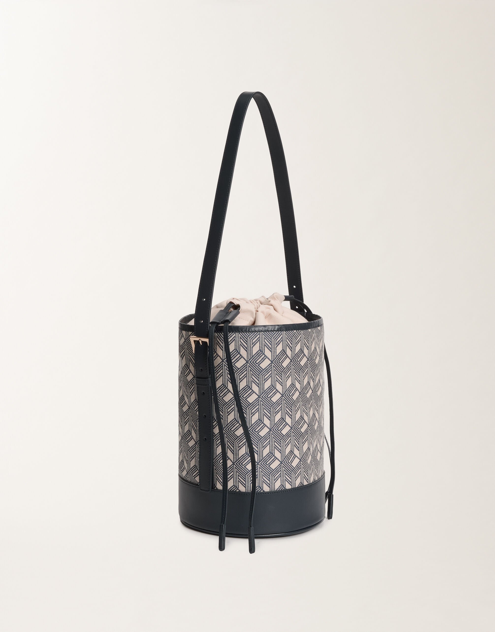 Fabiana Filippi Jacquard bucket bag, blue BLUE BGD275A071L4070000