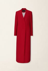 Fabiana Filippi Topcoat in cady, rosso Rosso CTD216F207M2890000