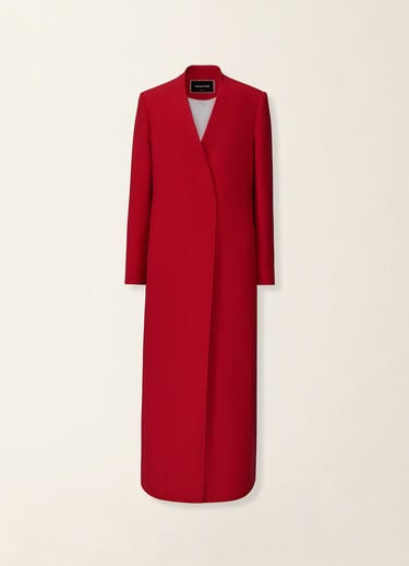 Fabiana Filippi Topcoat in cady, rosso Rosso CTD216F207M2890000