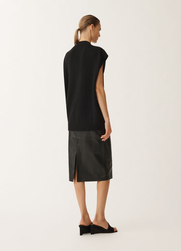 Fabiana Filippi Gilet en gaze de cachemire, noir NOIR MAD265F039N9000000