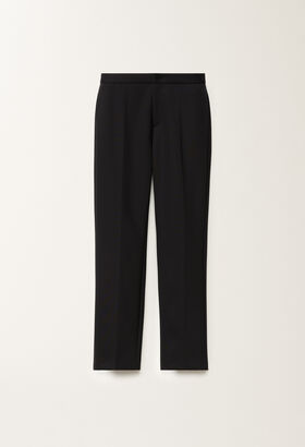 Fabiana Filippi Montefalco scuba trousers, black BLACK PAD265F326D4320000