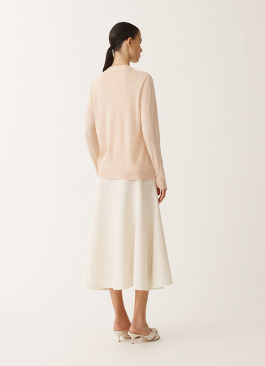 Fabiana Filippi Cashmere and silk cardigan, blush PINK MAD265F008N9070000