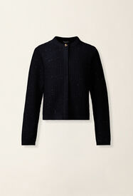 Fabiana Filippi Veste en Platinum avec paillettes, bleu nuit Bleu nuit MAD216F379M3270000