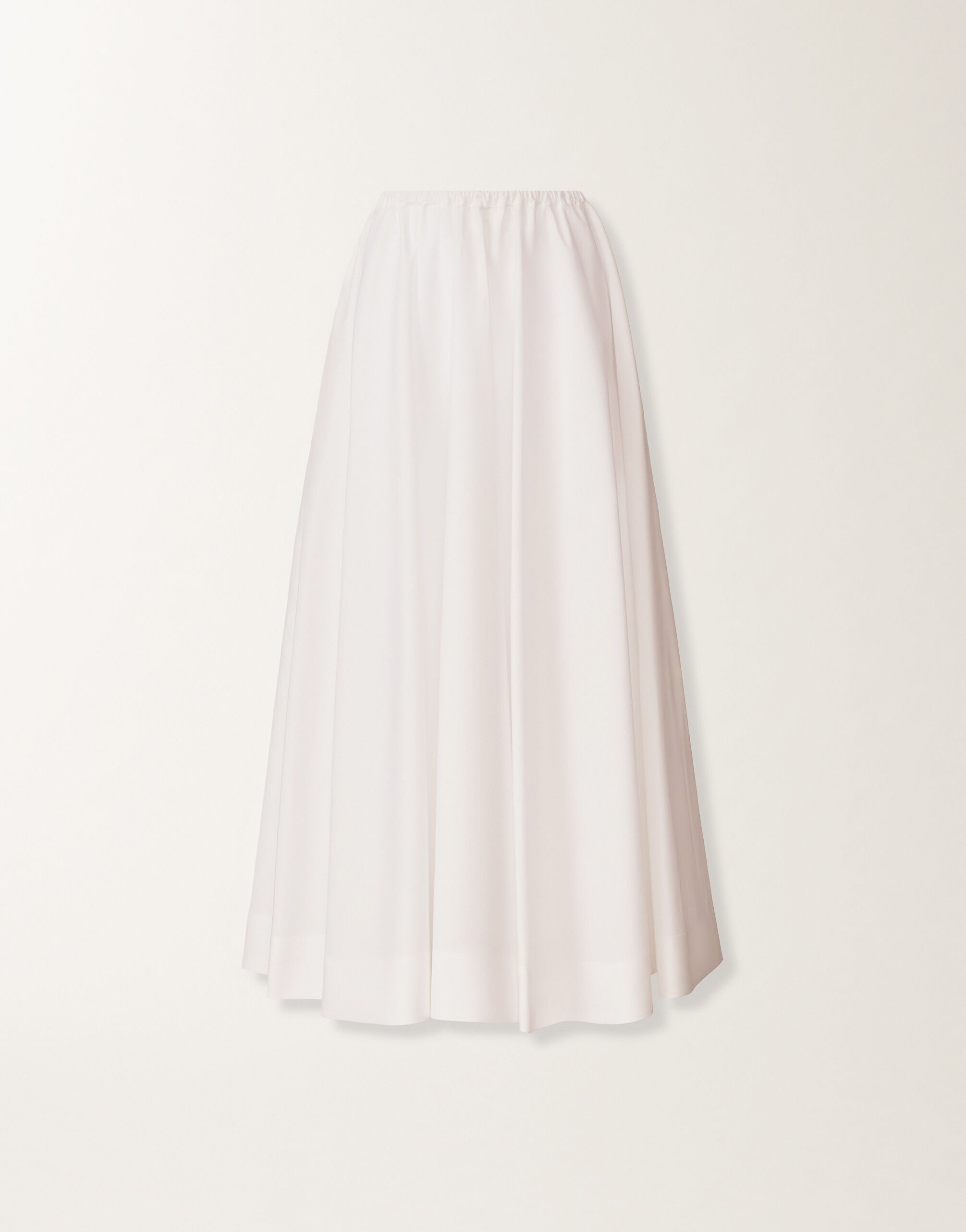 Fabiana Filippi Gonna ampia in popeline, bianco ottico BIANCO OTTICO GND276F828D6500000