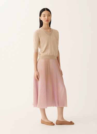 Fabiana Filippi Pullover aus Wolle und Baumwolle, Ahorn Beige MAD266F008L9220000