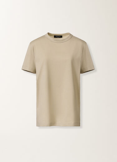 Fabiana Filippi T-shirt in jersey, kaki KAKI JED266F133L7960000
