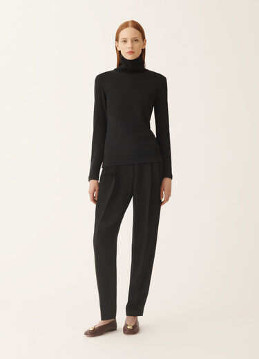 Fabiana Filippi Jersey top, black Black JED225F583L6930000