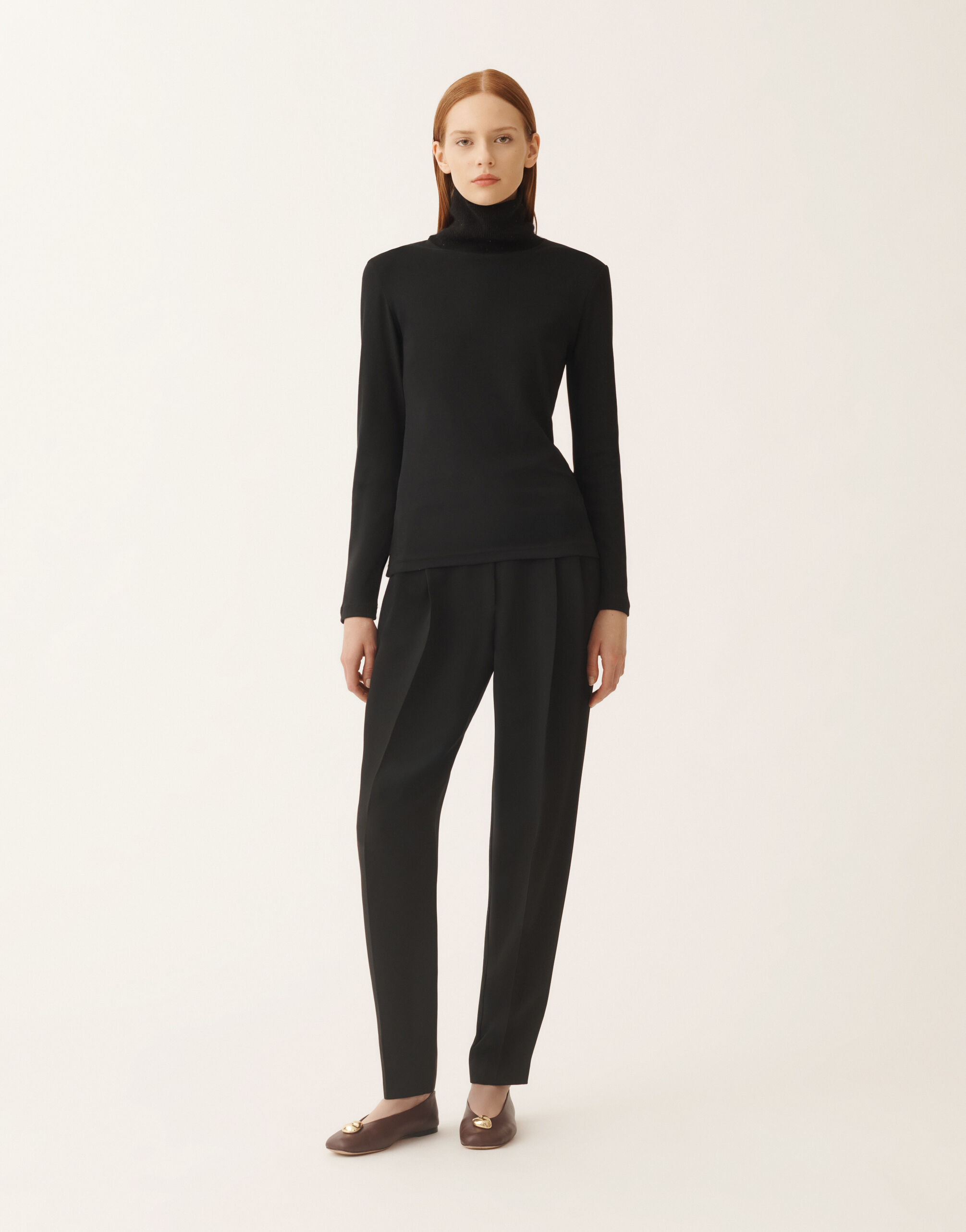 Fabiana Filippi Jersey top, black Black JED225F583L6930000