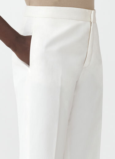 Fabiana Filippi COTTON GABARDINE REGULAR FIT TROUSERS WHITE PAD274F260H4630000