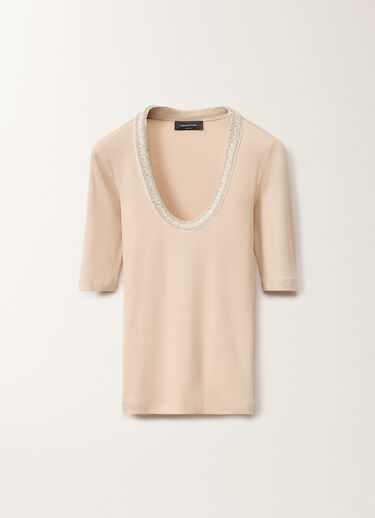 Fabiana Filippi T-shirt en jersey, sable SABLE JED275F151L4540000