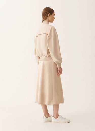 Fabiana Filippi Bomber in Techno-Tailoring, Nude Nude GCD266F227L7810000