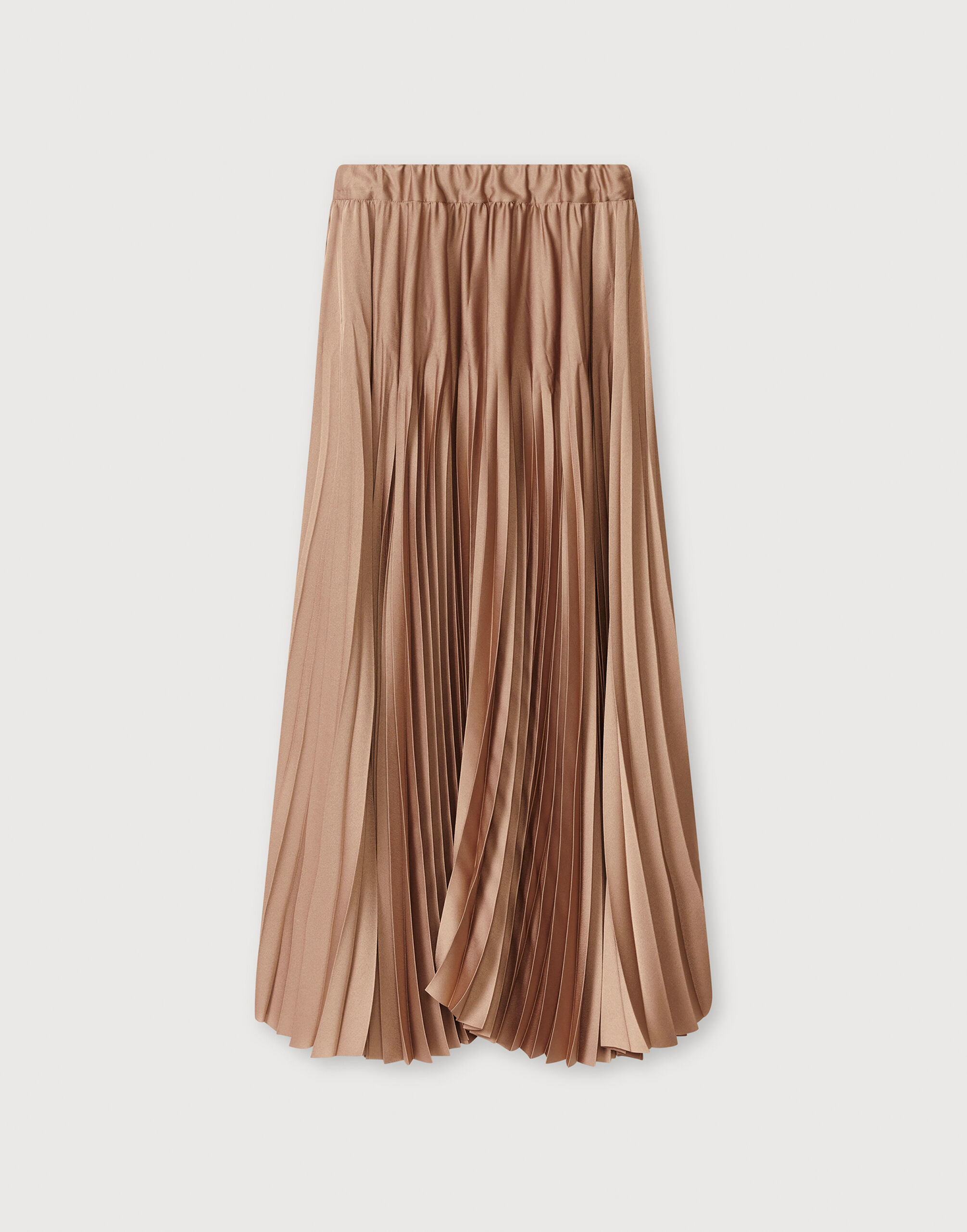 Jupe plissee 2025 satin