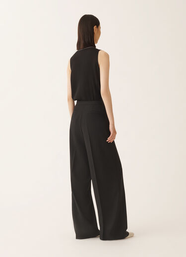 Fabiana Filippi Hose Spoleto aus Cool Wool, schwarz SCHWARZ PAD265F307D6200000