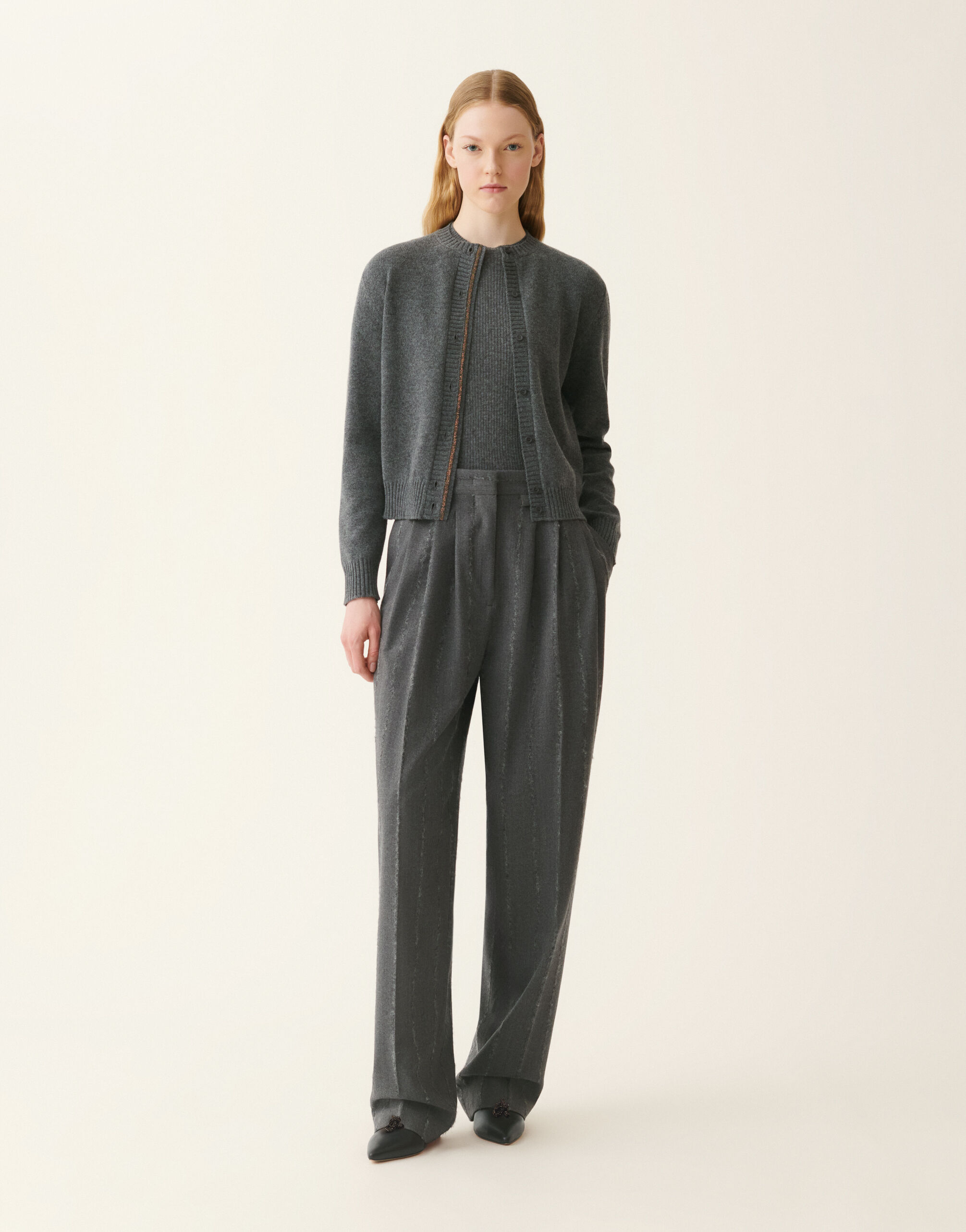 Platinum-Cardigan, Anthrazit Fabiana Filippi Platinum-Cardigan, Anthrazit Anthrazit MAD226F421M2810000
