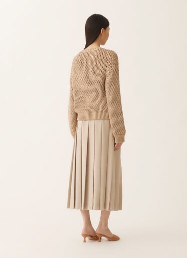 Fabiana Filippi Pullover aus Mouliné-Garn, Ahorn Beige MAD266F113L7440000