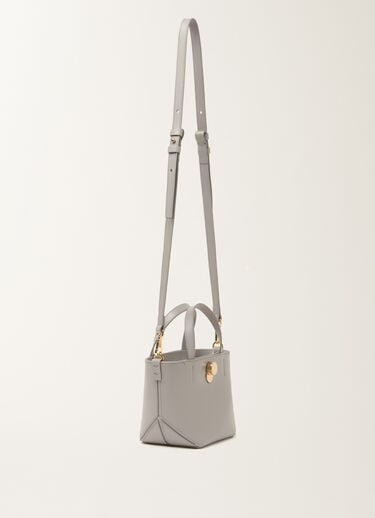 Fabiana Filippi Eclissi mini tote bag in nappa calfskin leather, shadow Gray BGD266A810M0070000