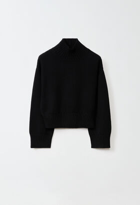 Fabiana Filippi Merino wool sweater, black GREY MAD224F015SK160000