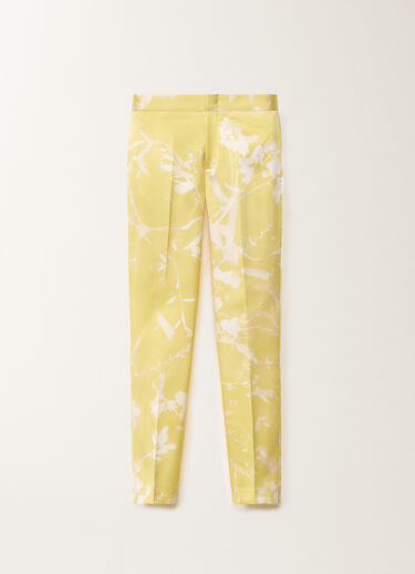 Fabiana Filippi Hose Montefalco aus Seide mit Print Tilia, zedernfarben GELB PAD265F326D8270000