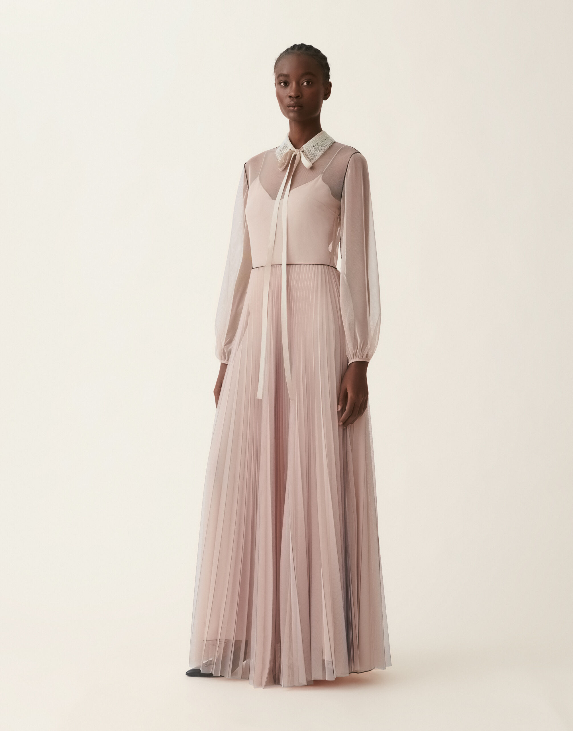 Robe longue en tulle, cachà Fabiana Filippi Robe longue en tulle, cachà Cachà ABD216F127M3440000