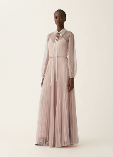 Robe longue en tulle, cachà Fabiana Filippi Robe longue en tulle, cachà Cachà ABD216F127M3440000