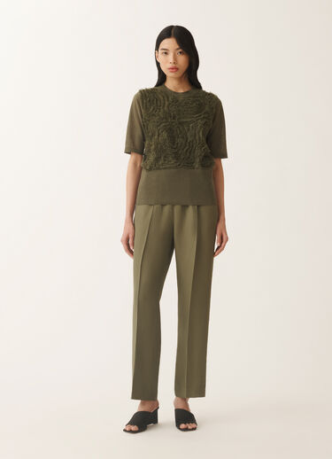 Fabiana Filippi Pullover aus Leinen, grasgrün GRÜN MAD275F539L3480000