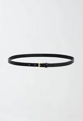 Fabiana Filippi Calfskin mini belt, black BLACK ASD224A981L1210000