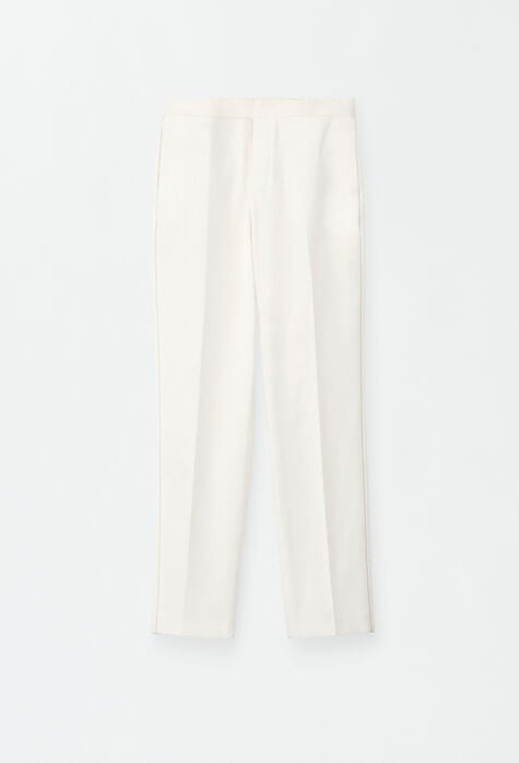 Fabiana Filippi Gabardine trousers, white PAD274F258H4650000