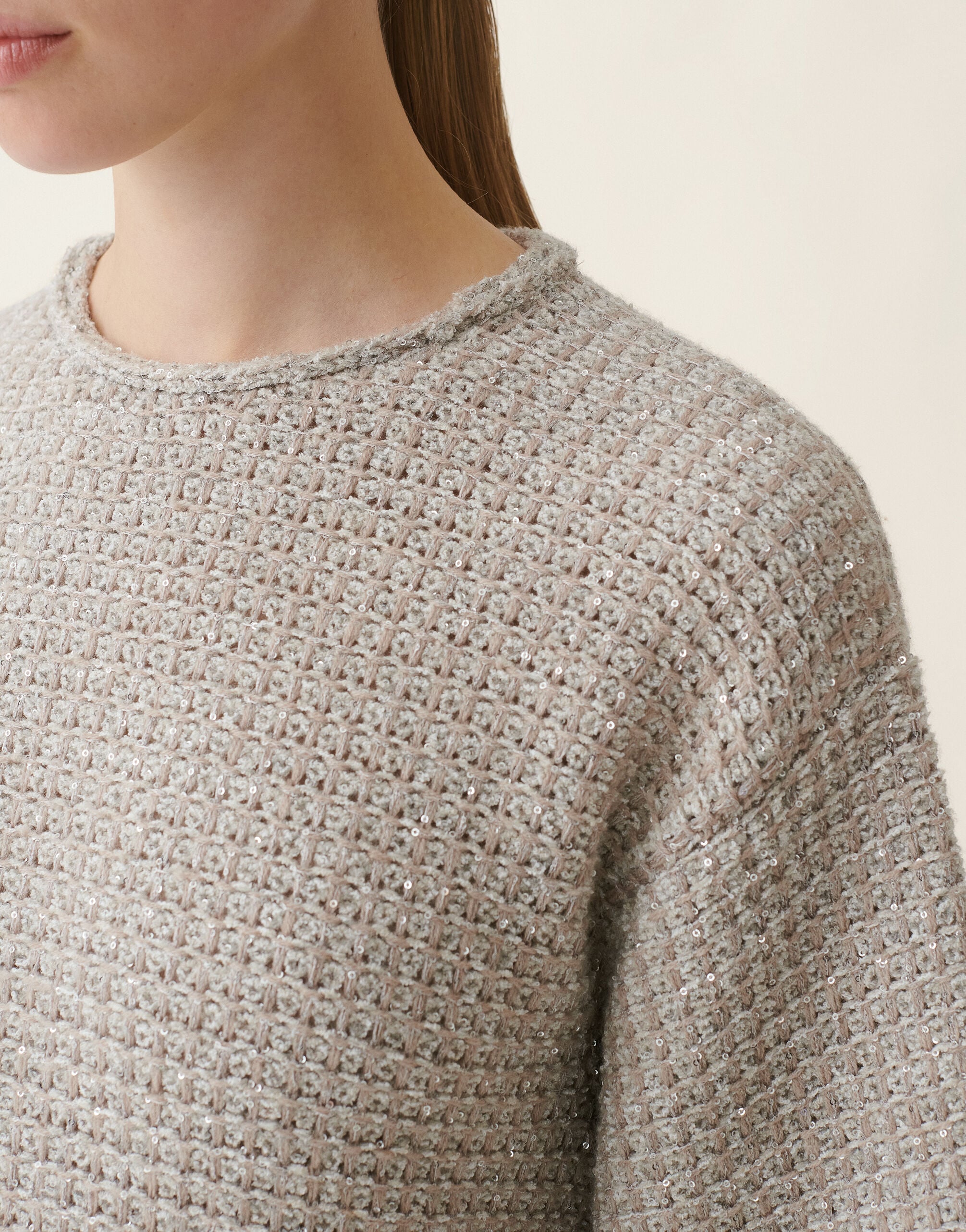 Fabiana Filippi Abito in tweed, granito Granito ABD216F134M2570000