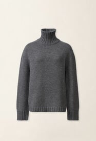 Platinum sweater, charcoal Fabiana Filippi Platinum sweater, charcoal Charcoal MAD226F443M2810000