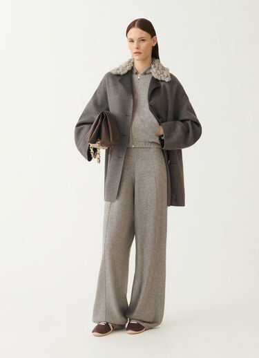 Fabiana Filippi Bomberjacke aus Platinum, felsgrau Grau MAD215F045L5170000